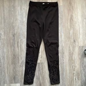 Venus Black Leggings with cutouts